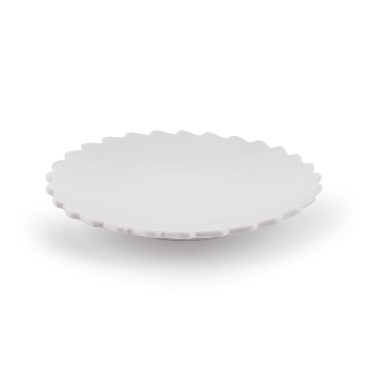 Lot de 3 assiettes à dessert Machine Collection de Diesel Living - Seletti-pièce à bord festonné, de profil-Seletti