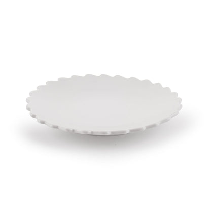 Lot de 3 assiettes à dessert Machine Collection de Diesel Living - Seletti-pièce à bord festonné, de profil-Seletti
