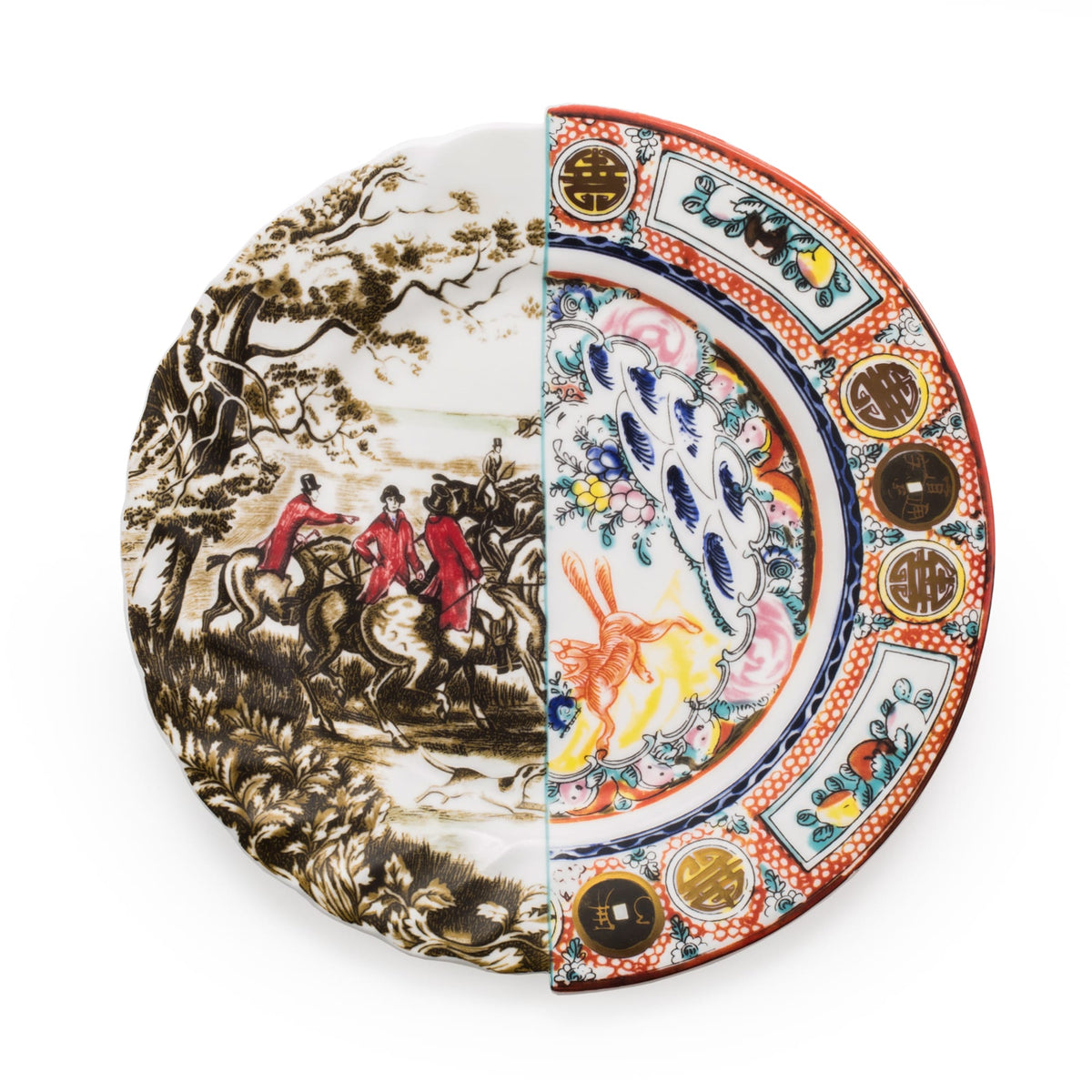 Assiette plate Hybrid Eusapia de CTRLZAK - Seletti-vue 1-The Woods Gallery
