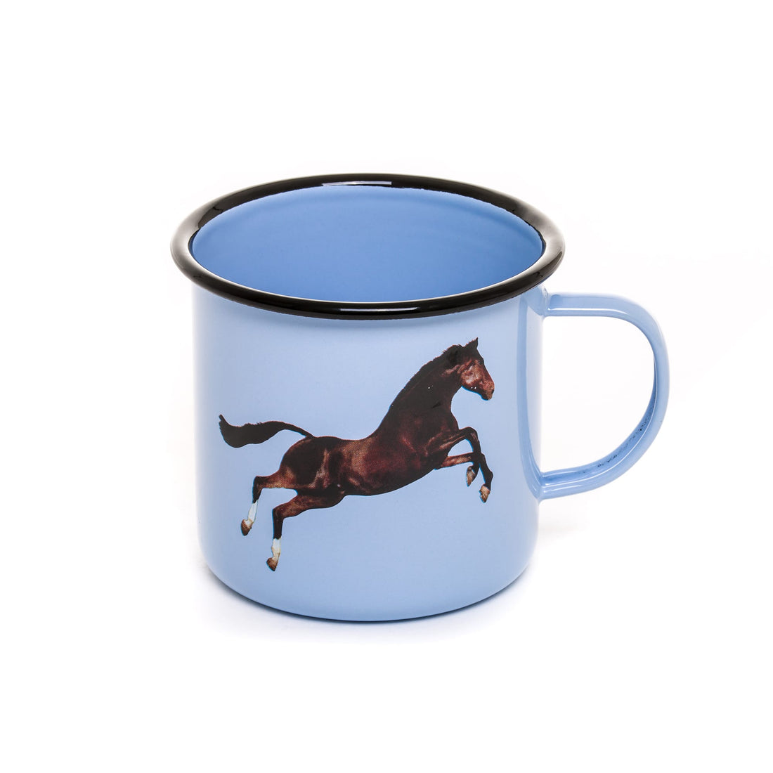 Mug émaillé Horse de ToiletPaper - Seletti-vue 1-The Woods Gallery