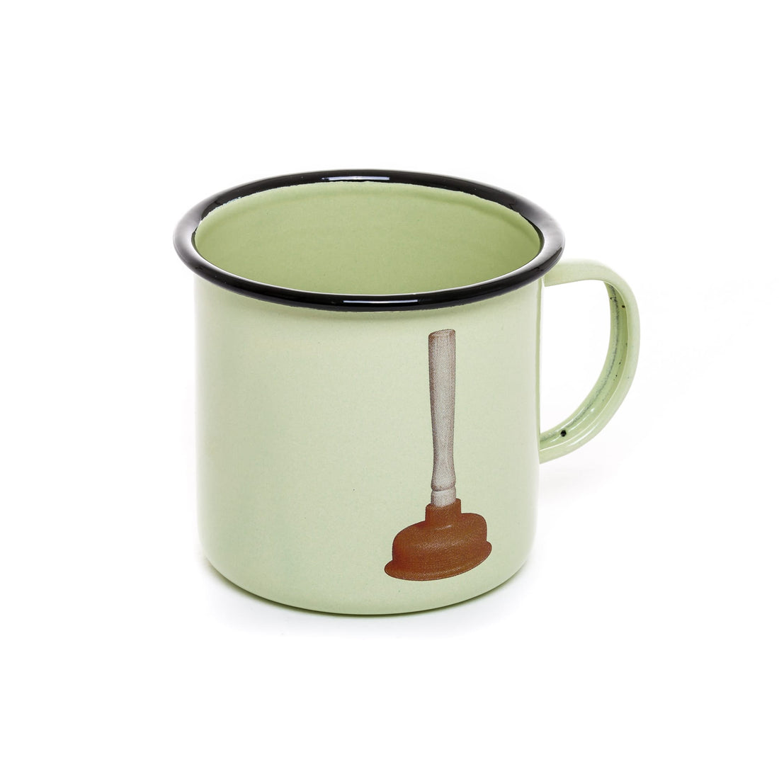 Mug émaillé Plunger de ToiletPaper - Seletti-vue 2-The Woods Gallery