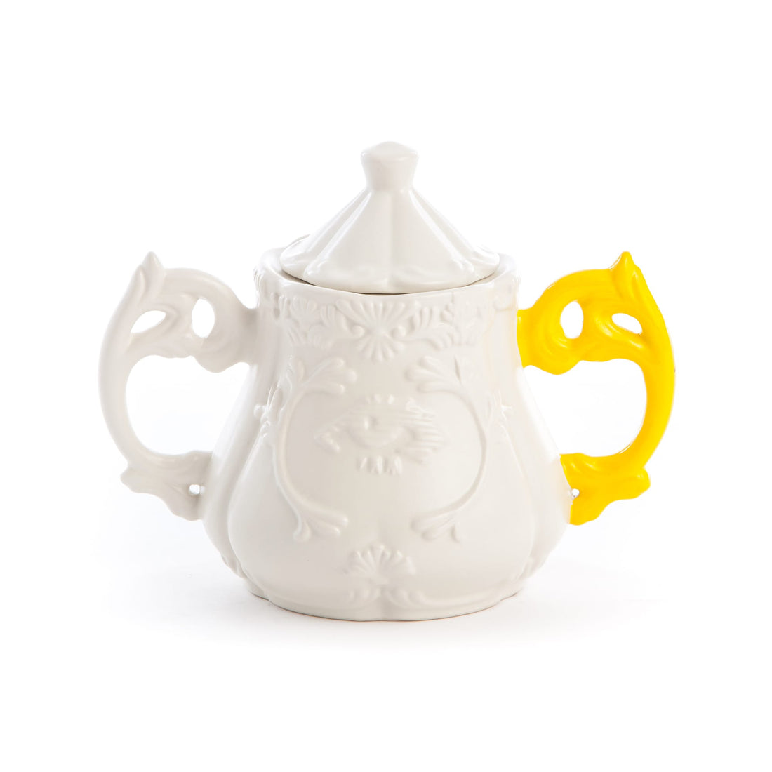 Sucrier I-Wares jaune de Selab - Seletti-vue 1-The Woods Gallery