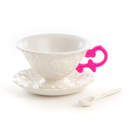 Tasse à thé I-Wares fuchsia de Selab - Seletti-vue 1-The Woods Gallery