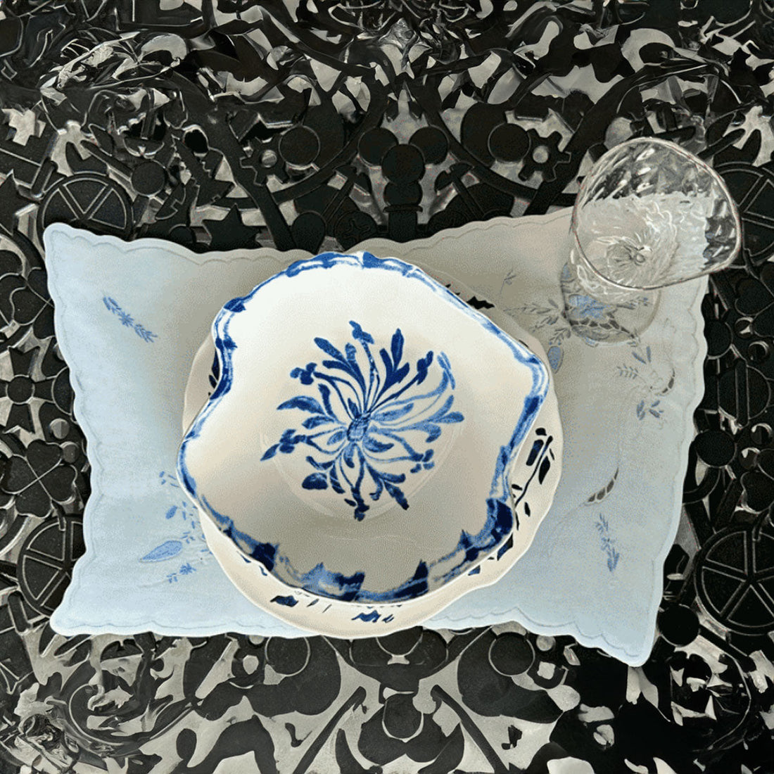 Set de table « Classics on Acid »Flower B par Diesel Living - Seletti-The Woods Gallery
