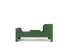 Sill junior bed Lit pour enfant - Ferm Living-Vert-The Woods Gallery