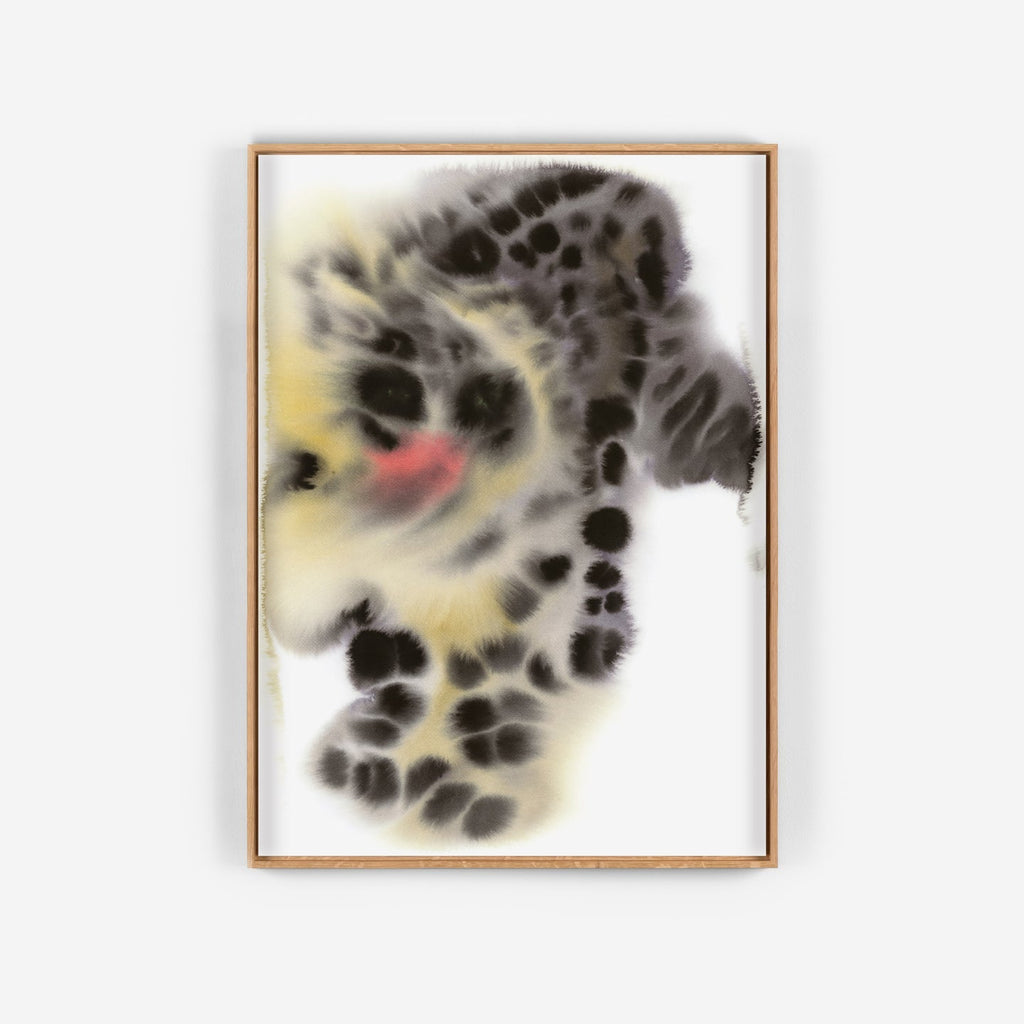 Snow Leopard de Rop van Mierlo - The Wrong Shop-Sans encadrement-The Woods Gallery