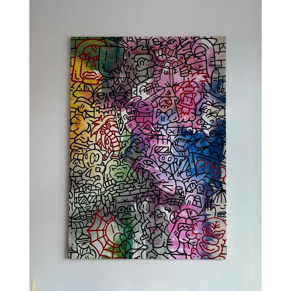 "Spectrum 3000" – Toile originale - Fuzi-The Woods Gallery