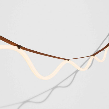 Spline Suspension de David Derksen - Petite Friture-Marron-The Woods Gallery