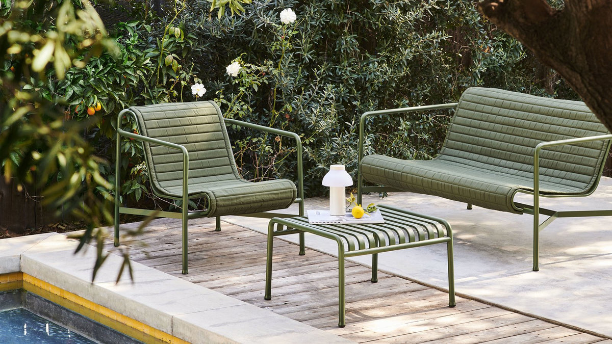 Support de fixation au sol gamme de jardin Palissade - Hay-en situation 2-The Woods Gallery