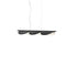 Suspension Almendra Linear de Patricia Urquiola - Flos-S3, L 128,6 × l 32,4 cm-Anthracite-The Woods Gallery