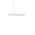 Suspension Almendra Linear de Patricia Urquiola - Flos-S3, L 128,6 × l 32,4 cm-Blanc cassé-The Woods Gallery