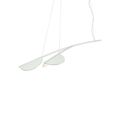 Suspension Almendra Organic de Patricia Urquiola - Flos-S2 Short, L 132,6 × l 76 cm-Blanc cassé-The Woods Gallery