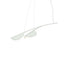 Suspension Almendra Organic de Patricia Urquiola - Flos-S2 Short, L 132,6 × l 76 cm-Blanc cassé-The Woods Gallery