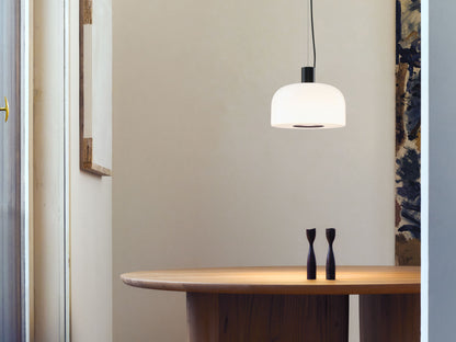 Suspension Bellhop Glass S1 de Barber &amp; Osgerby - Flos-Blanc-Sans ampoule-The Woods Gallery