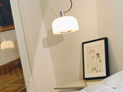 Suspension Bellhop Glass S1 de Barber &amp; Osgerby - Flos-Blanc-Sans ampoule-The Woods Gallery