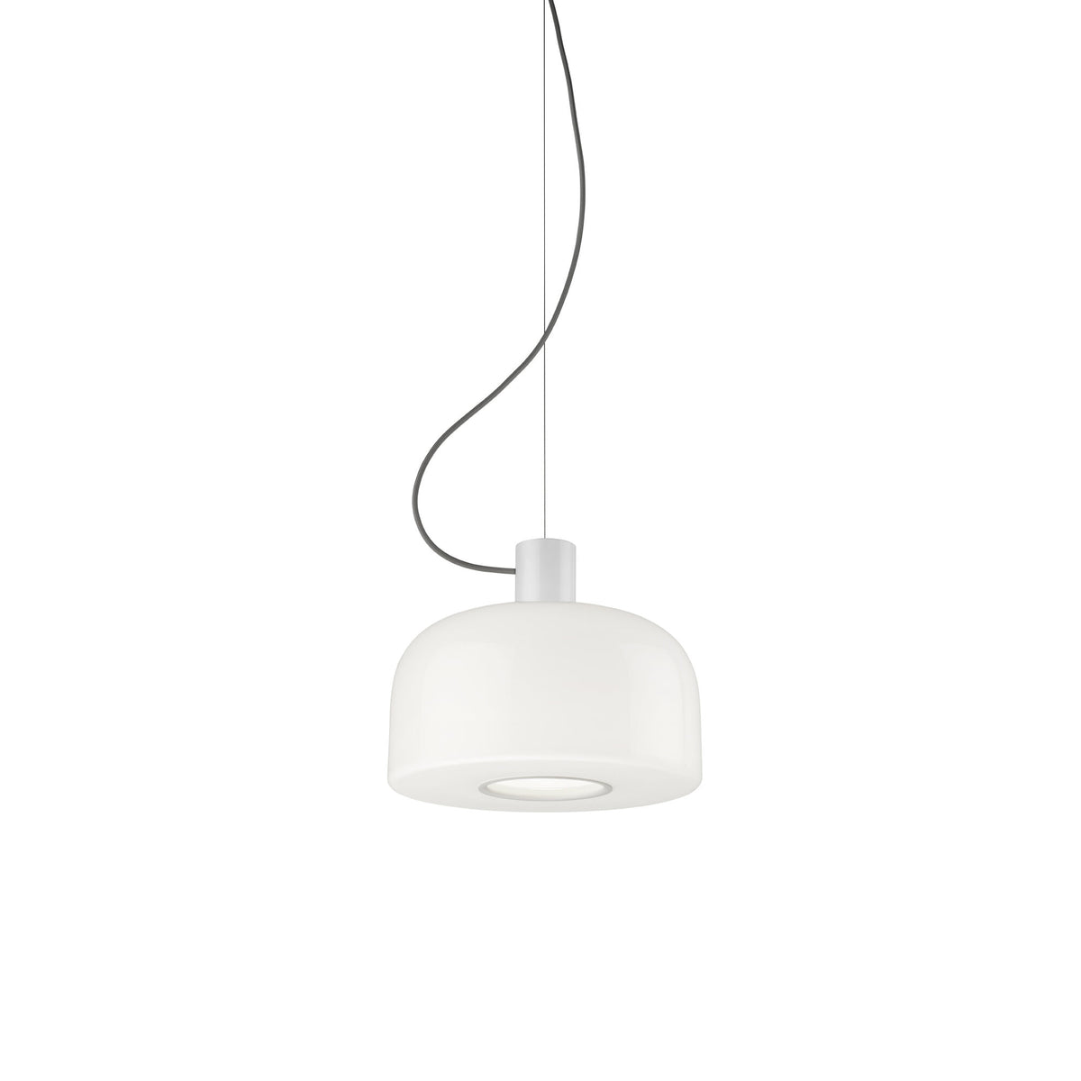 Suspension Bellhop Glass S1 de Barber &amp; Osgerby - Flos-Blanc-Sans ampoule-The Woods Gallery