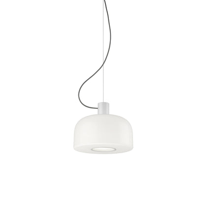 Suspension Bellhop Glass S1 de Barber &amp; Osgerby - Flos-Blanc-Sans ampoule-The Woods Gallery