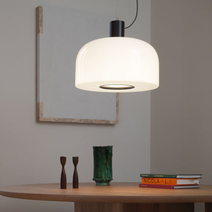 Suspension Bellhop Glass S2 de Barber &amp; Osgerby - Flos-Blanc-The Woods Gallery