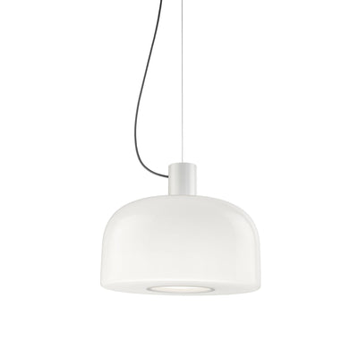 Suspension Bellhop Glass S2 de Barber & Osgerby - Flos-Blanc-The Woods Gallery