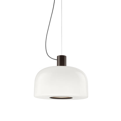 Suspension Bellhop Glass S2 de Barber &amp; Osgerby - Flos-Brun chocolat-The Woods Gallery