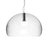 Suspension Big FL/Y Glossy Opaque de Ferruccio Laviani - Kartell-Cristal-The Woods Gallery