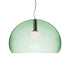 Suspension Big FL/Y Glossy Opaque de Ferruccio Laviani - Kartell-Vert sauge-The Woods Gallery