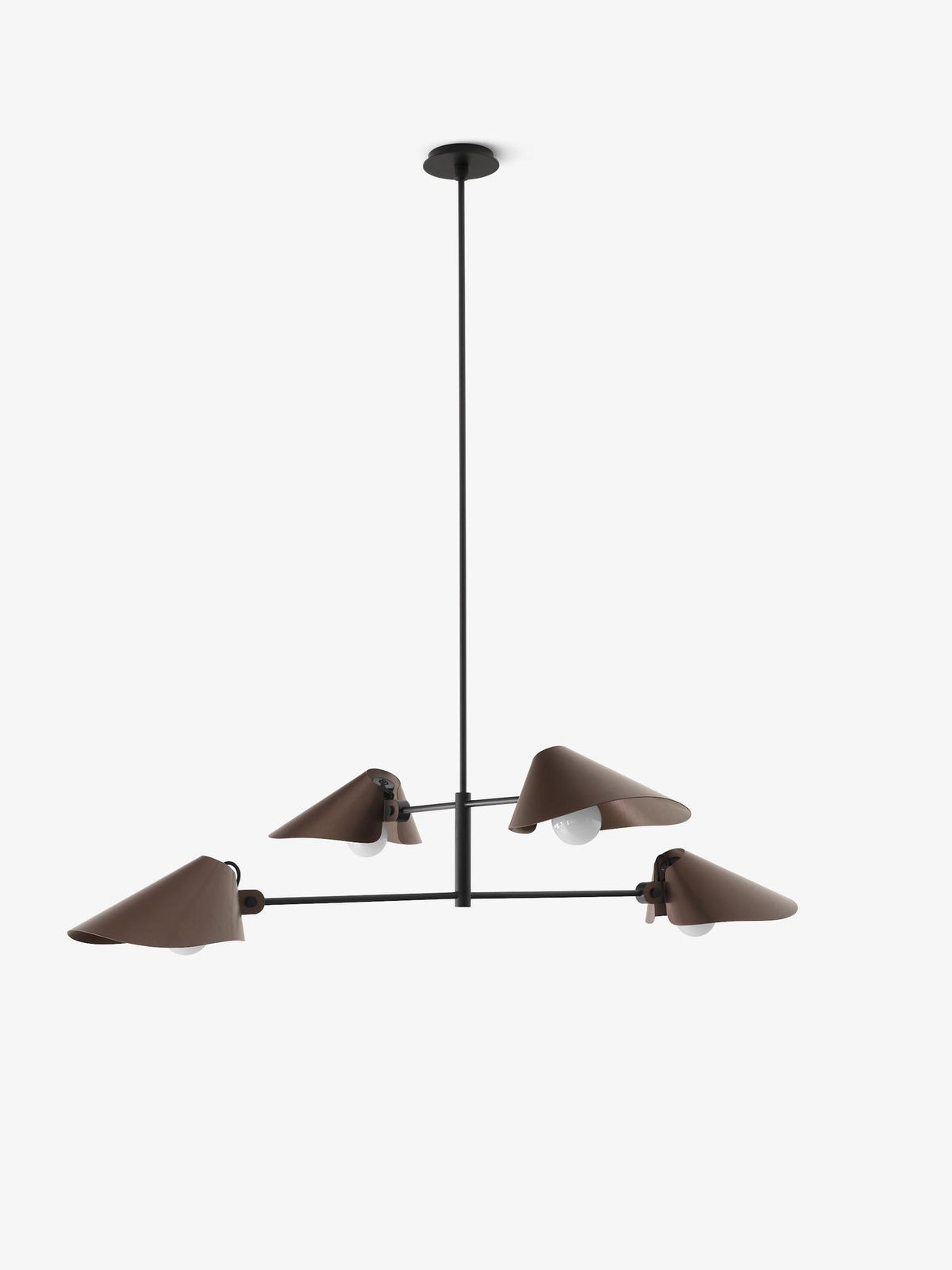 Suspension Bonnet Chandelier SC93 - &amp;Tradition-Bronze &amp; Noir-The Woods Gallery