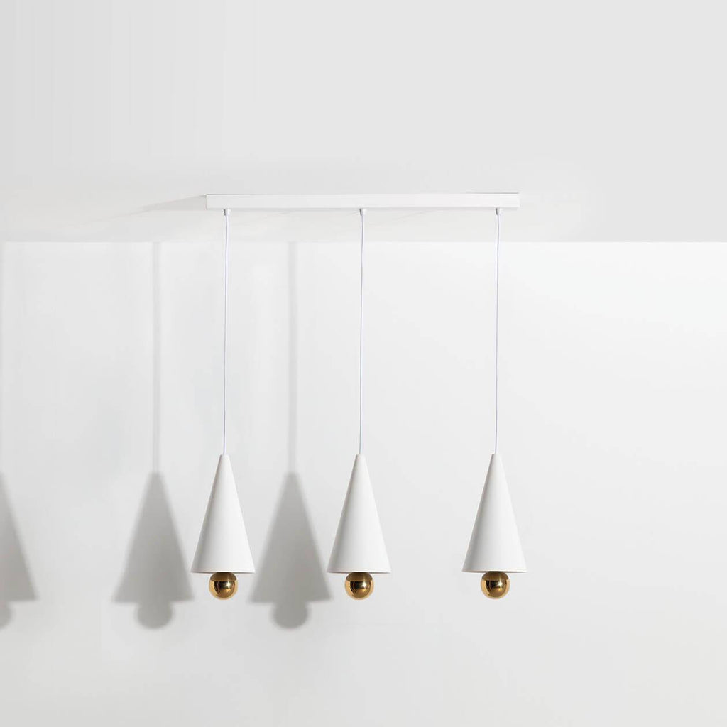 Suspension Cherry (3 pendants) - Petite Friture-Blanc-The Woods Gallery