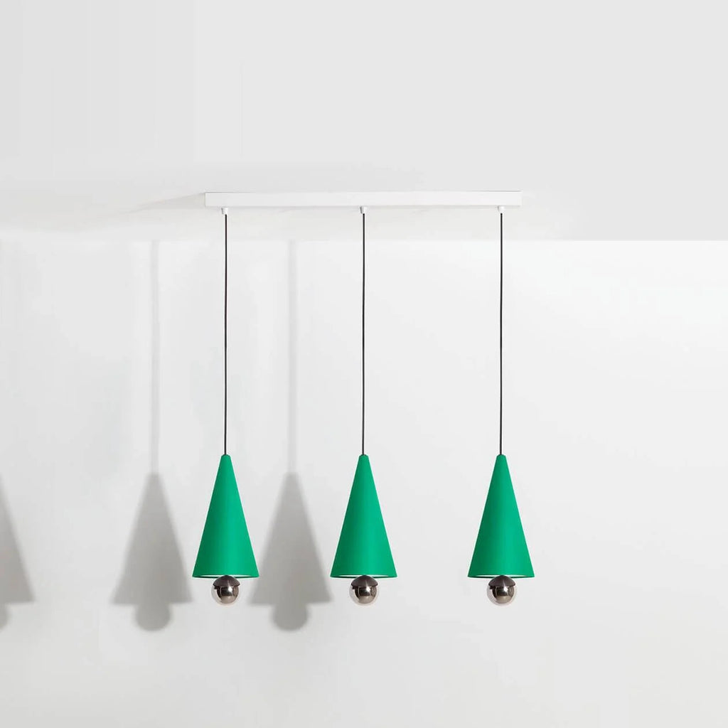 Suspension Cherry (3 pendants) - Petite Friture-Vert menthe-The Woods Gallery