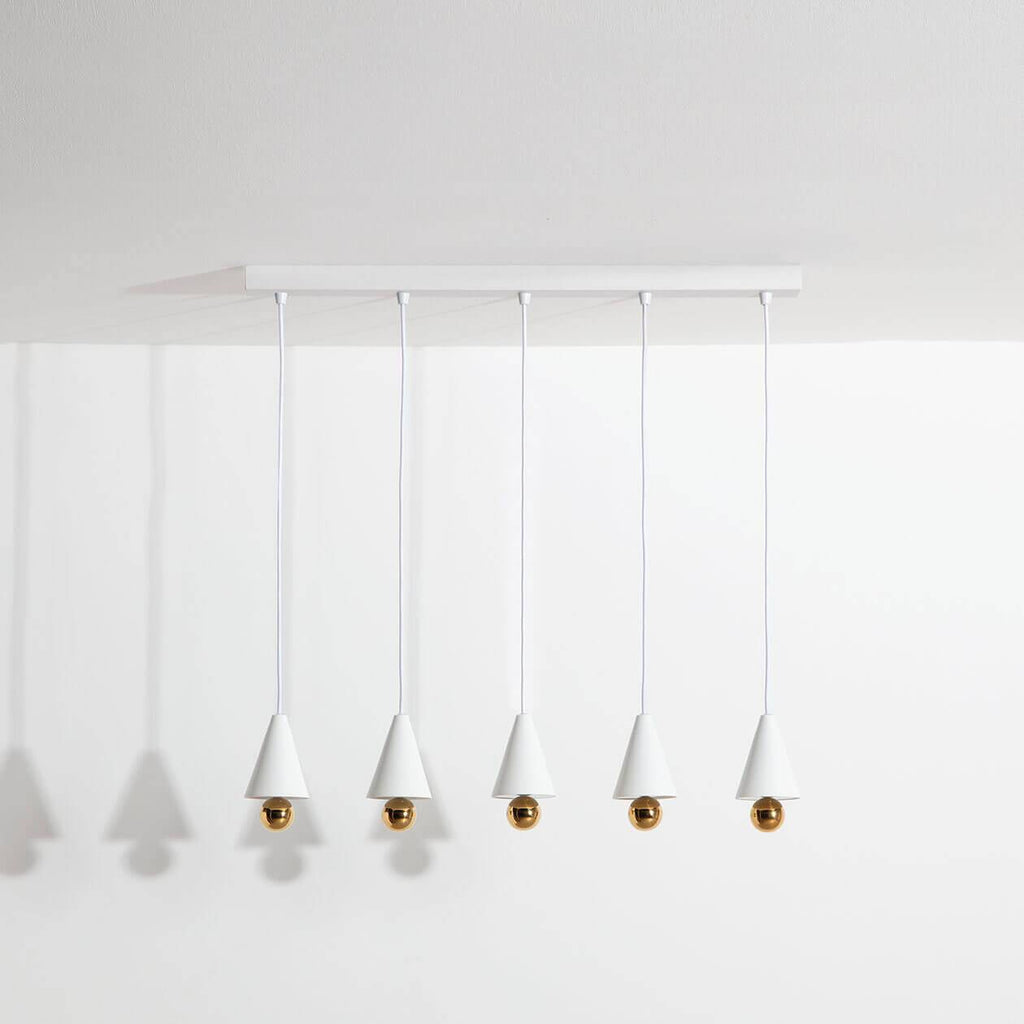 Suspension Cherry (5 pendants) - Petite Friture-Blanc-The Woods Gallery