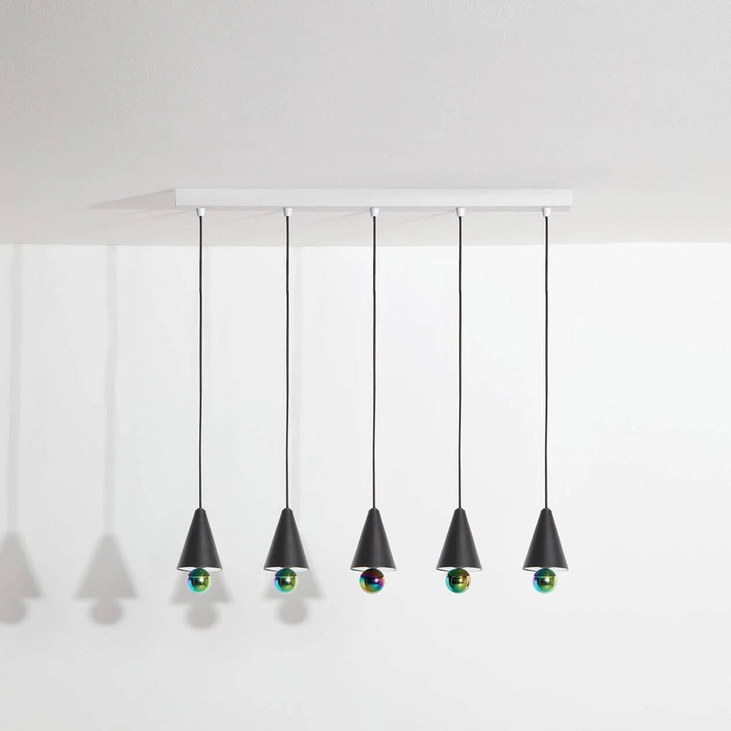 Suspension Cherry (5 pendants) - Petite Friture-Noir-The Woods Gallery