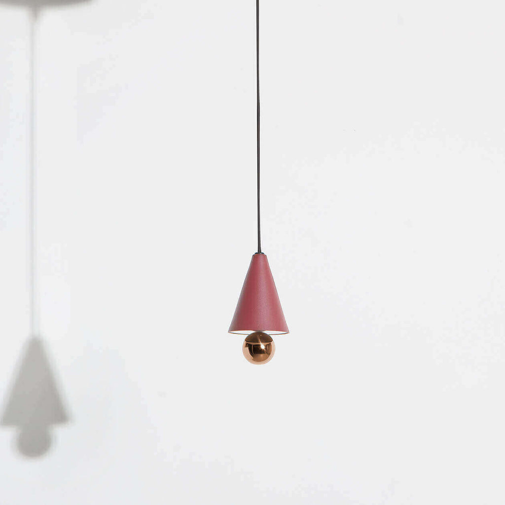 Suspension Cherry XS - Petite Friture-Brun-rouge-The Woods Gallery