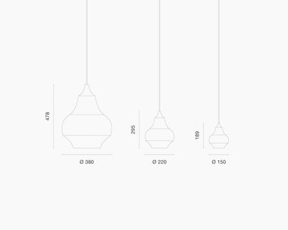 Suspension Cirque - Louis Poulsen-18.9 x Ø15cm-Cuivre-The Woods Gallery
