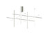 Suspension Coordinates C4 de Michael Anastassiades - Flos-Petit-Argent-The Woods Gallery