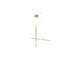 Suspension Coordinates S de Michael Anastassiades - Flos-S-Champagne-The Woods Gallery