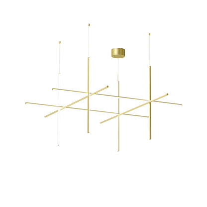 Suspension Coordinates S de Michael Anastassiades - Flos-S4-Champagne-The Woods Gallery