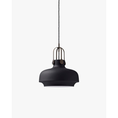 Suspension Copenhagen SC7 - &amp;Tradition-Noir mat &amp; laiton bronze-The Woods Gallery