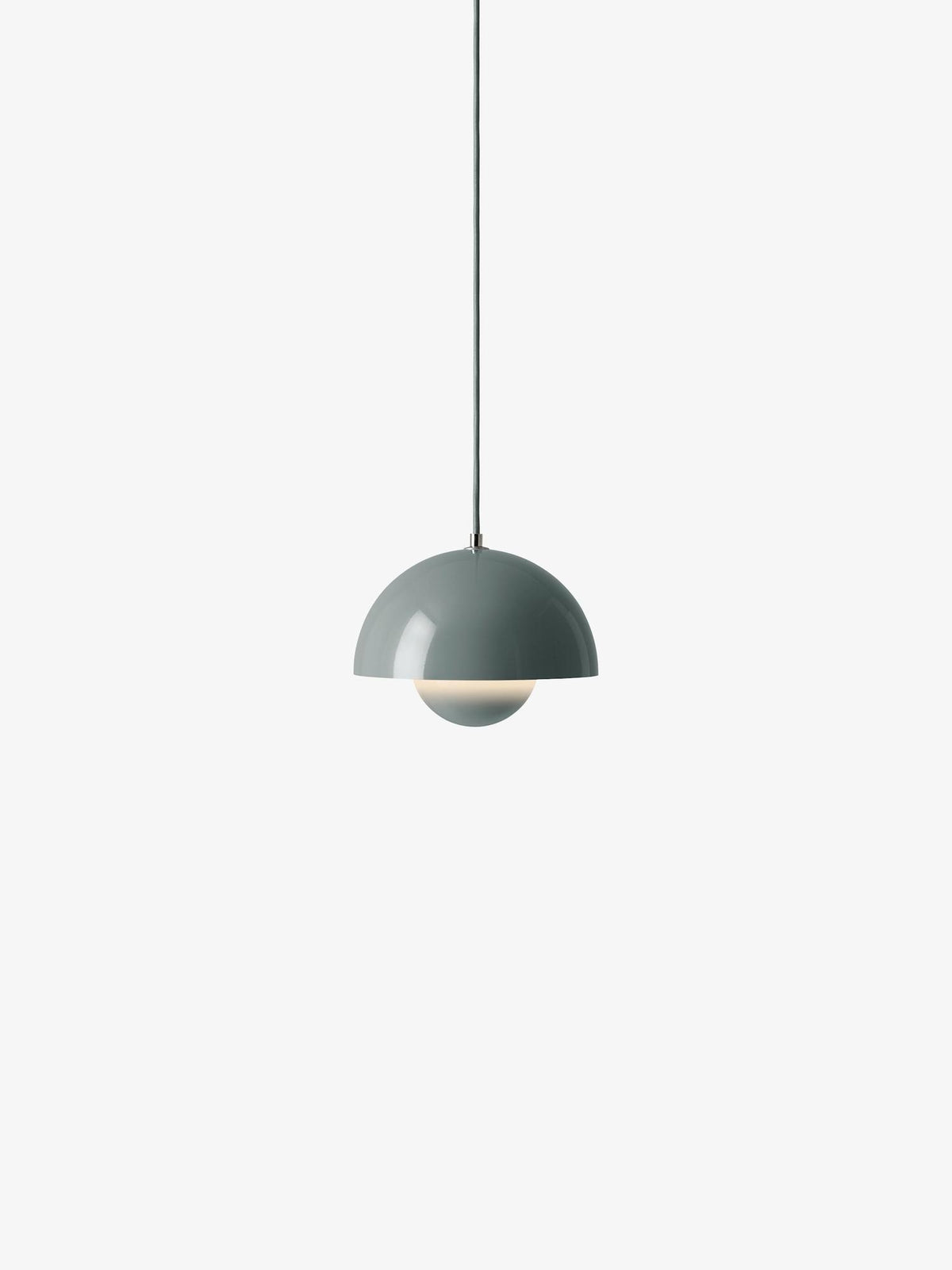 Suspension Flowerpot Chandelier VP1 - 10 pendants - &amp;Tradition-Bleu pierre-The Woods Gallery