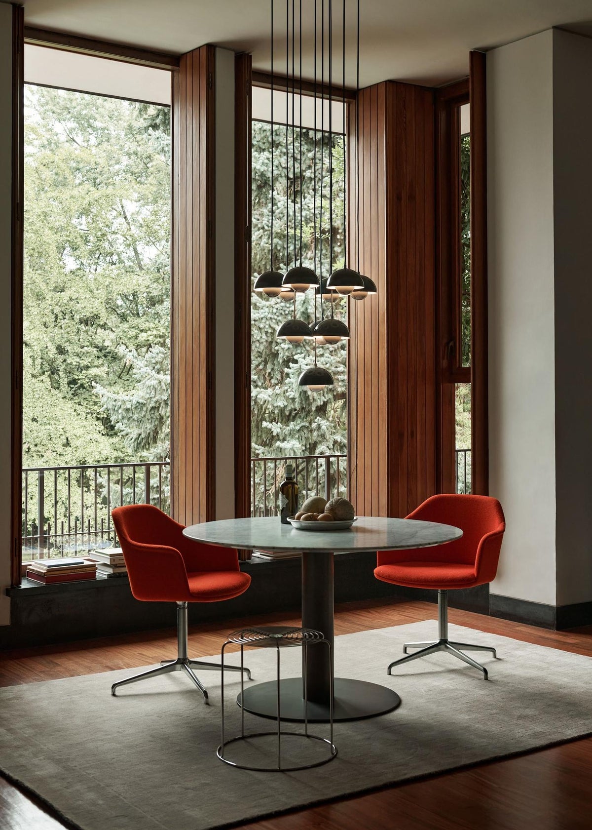 Suspension Flowerpot Chandelier VP10 - 10 pendants - &amp;Tradition-Bleu cobalt-The Woods Gallery
