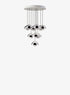 Suspension Flowerpot Chandelier VP10 - 10 pendants - &Tradition-Chrome-The Woods Gallery