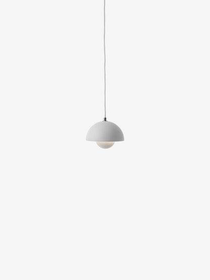 Suspension Flowerpot VP10 - &amp;Tradition-Gris clair mat-The Woods Gallery