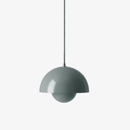Suspension Flowerpot VP2 de Verner Panton - &amp;Tradition-Bleu pierre-The Woods Gallery