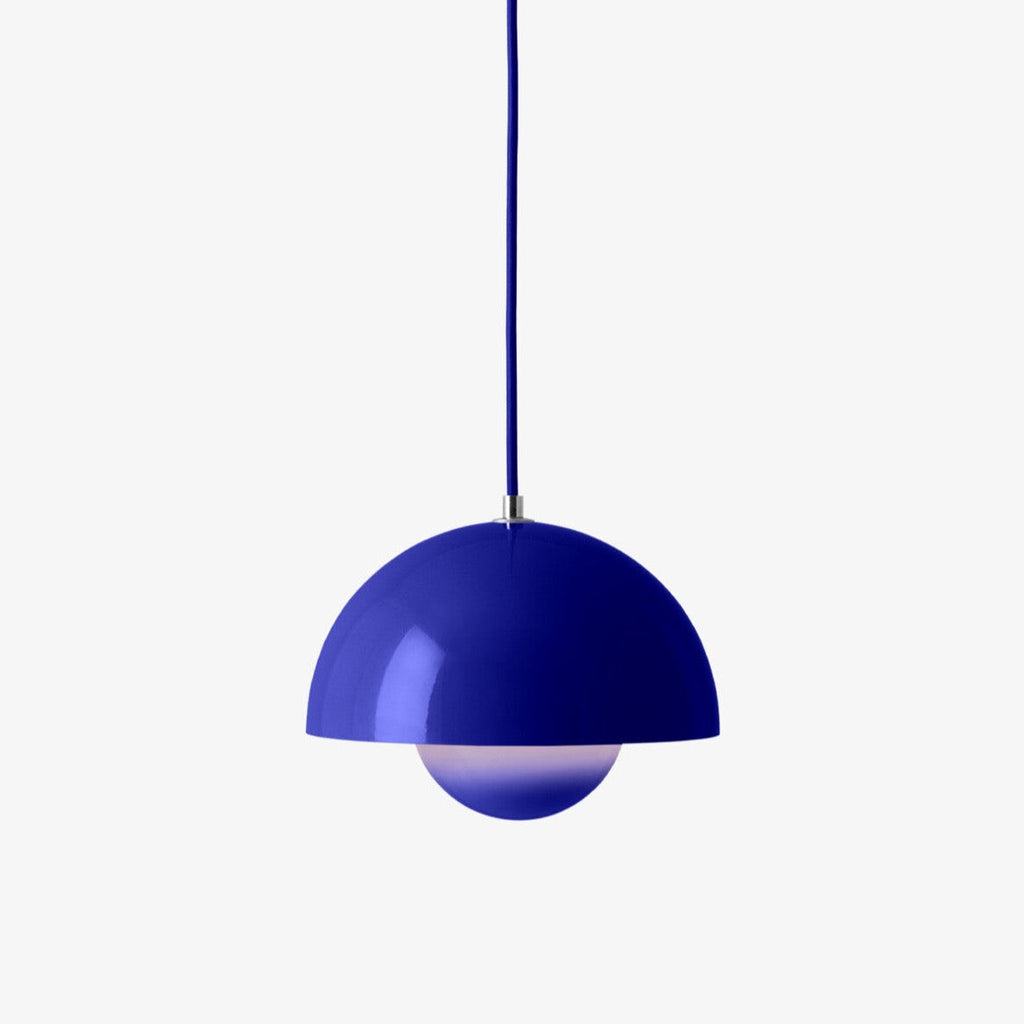 Suspension Flowerpot VP2 de Verner Panton - &Tradition-Cobalt Blue-The Woods Gallery