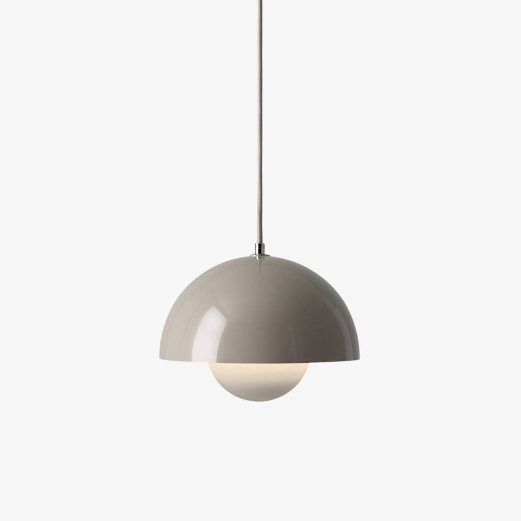 Suspension Flowerpot VP2 de Verner Panton - &Tradition-Grey Beige-The Woods Gallery