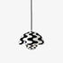 Suspension Flowerpot VP2 de Verner Panton - &Tradition-Motif noir & blanc-The Woods Gallery