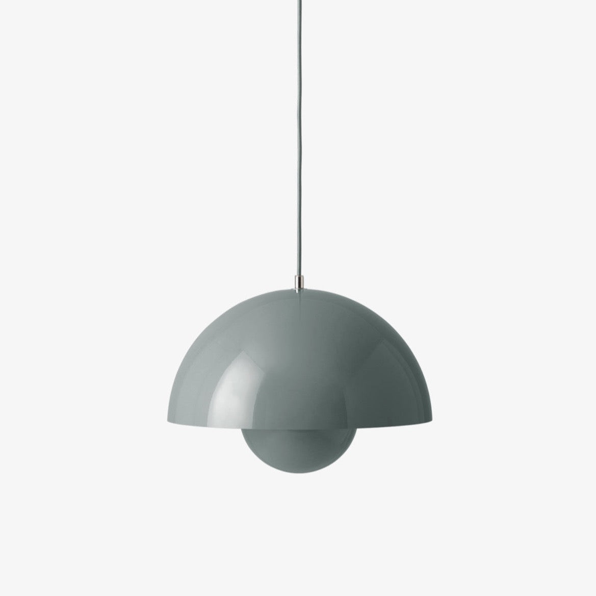 Suspension Flowerpot VP7 de Verner Panton - &amp;Tradition-Bleu pierre-The Woods Gallery
