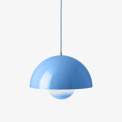 Suspension Flowerpot VP7 de Verner Panton - &amp;Tradition-Bleu piscine-The Woods Gallery