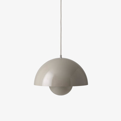 Suspension Flowerpot VP7 de Verner Panton - &amp;Tradition-Gris beige-The Woods Gallery
