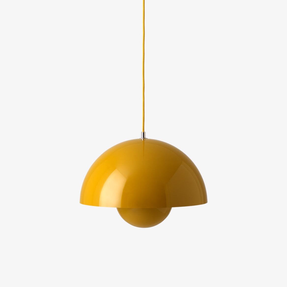 Suspension Flowerpot VP7 de Verner Panton - &amp;Tradition-Moutarde-The Woods Gallery