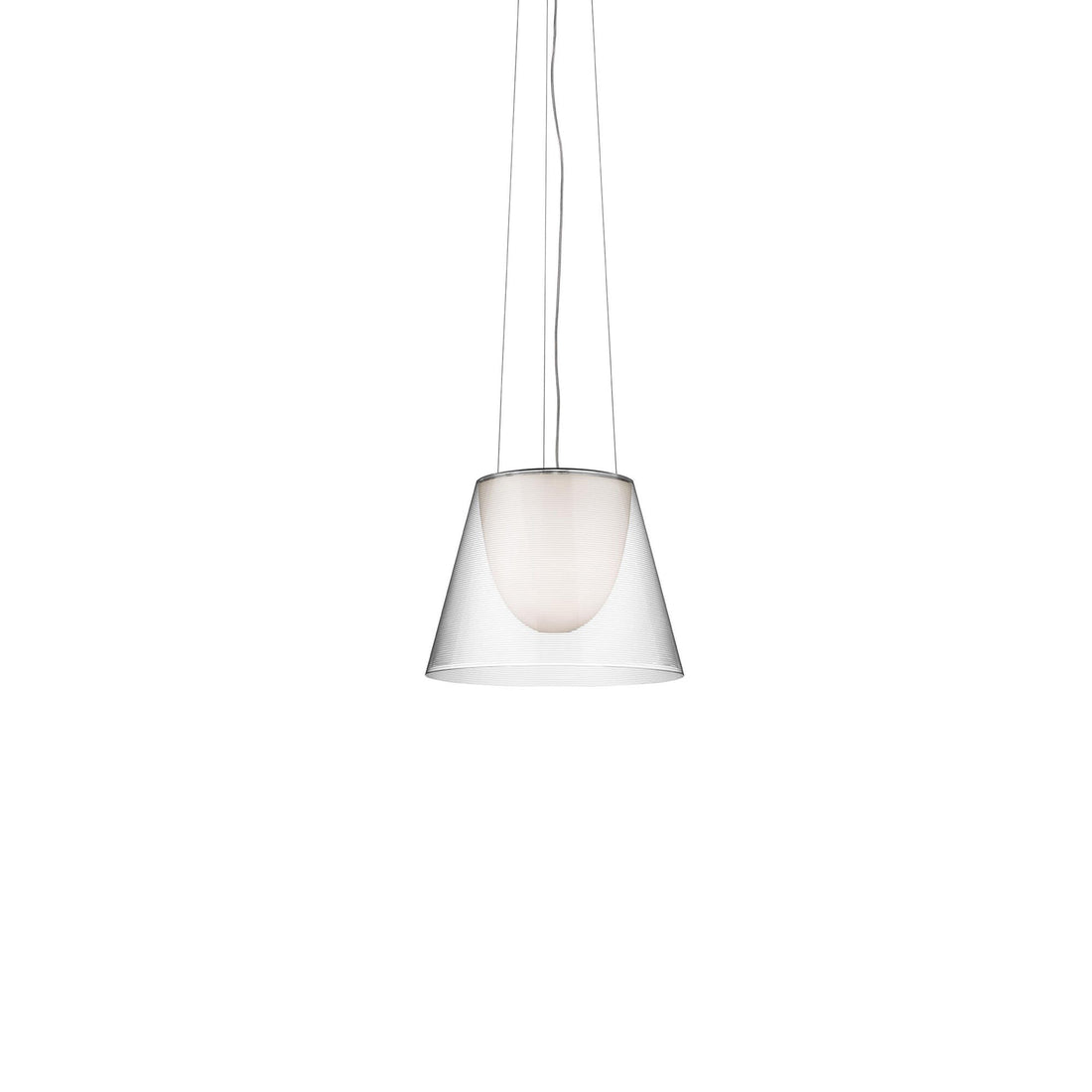 Suspension KTribe S2 de Philippe Starck - Flos-Transparent-Sans ampoule-The Woods Gallery